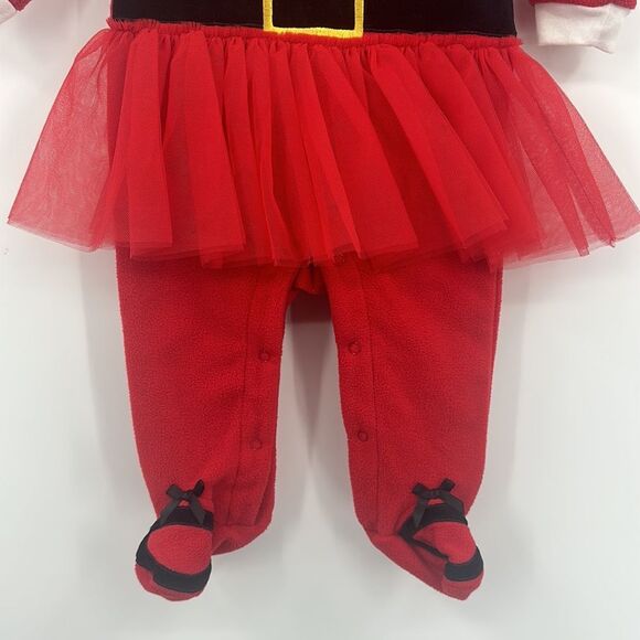 Baby Gear Fleece Girls Christmas Outfit Sz 6-9m - Picture 3 of 5